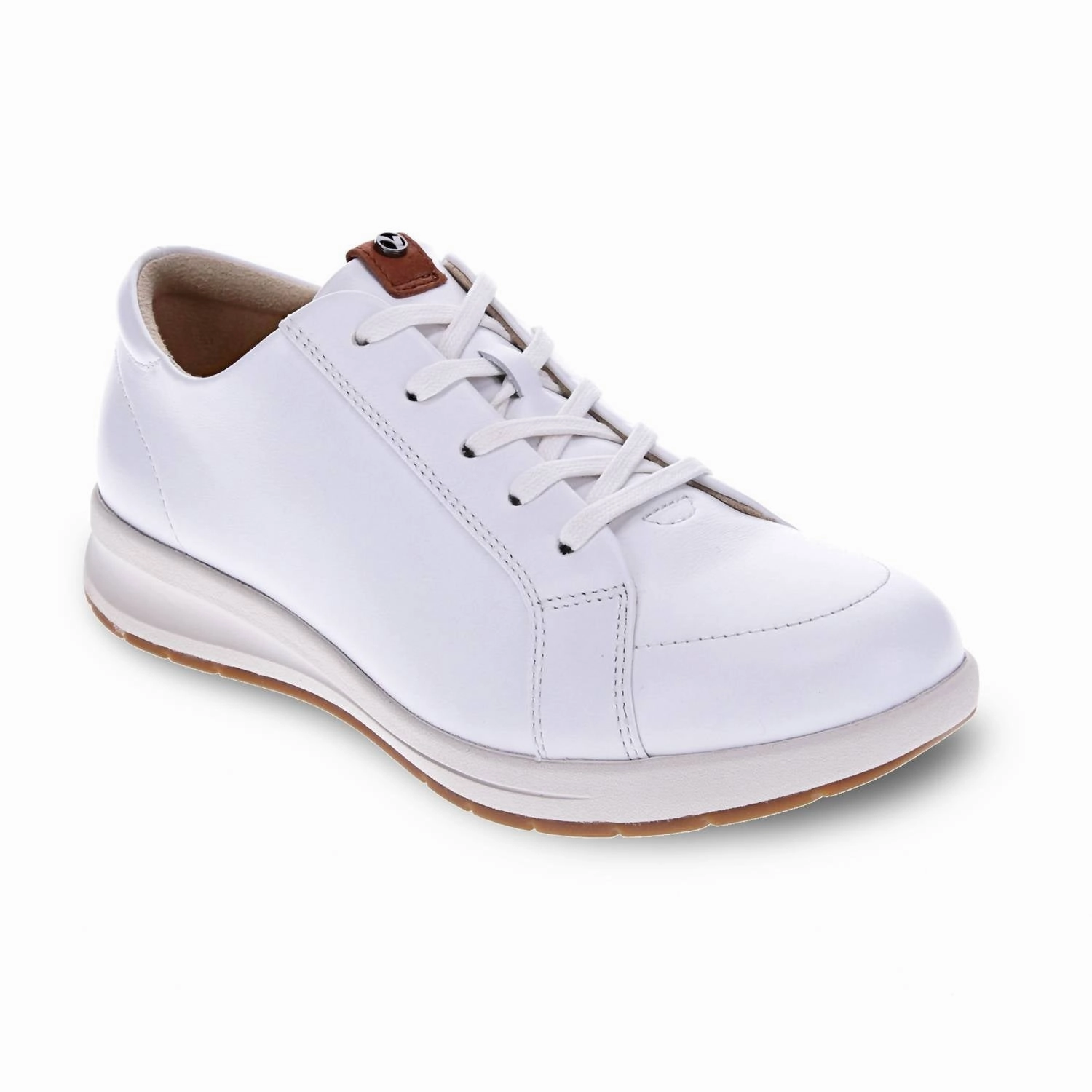 Urban Training Comfort Lifestyle Women's Athens Lace-Up Sneaker - Medium Width In Coconut