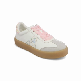 Outdoor Feel Women's Axel Floral Sneaker In White