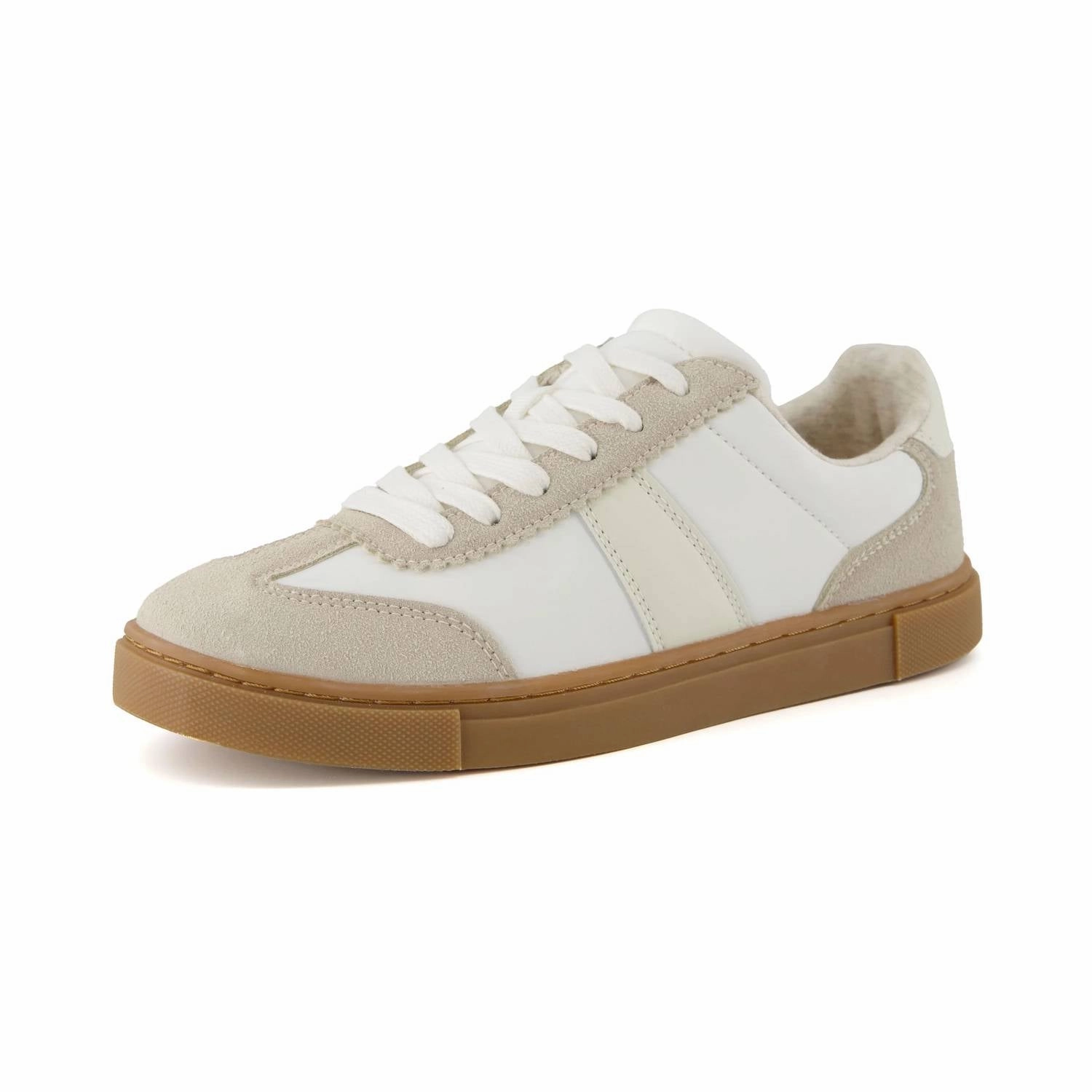 Women's Balance Fashion Sneakers In Ivory Casual Shoes Sleek Fit
