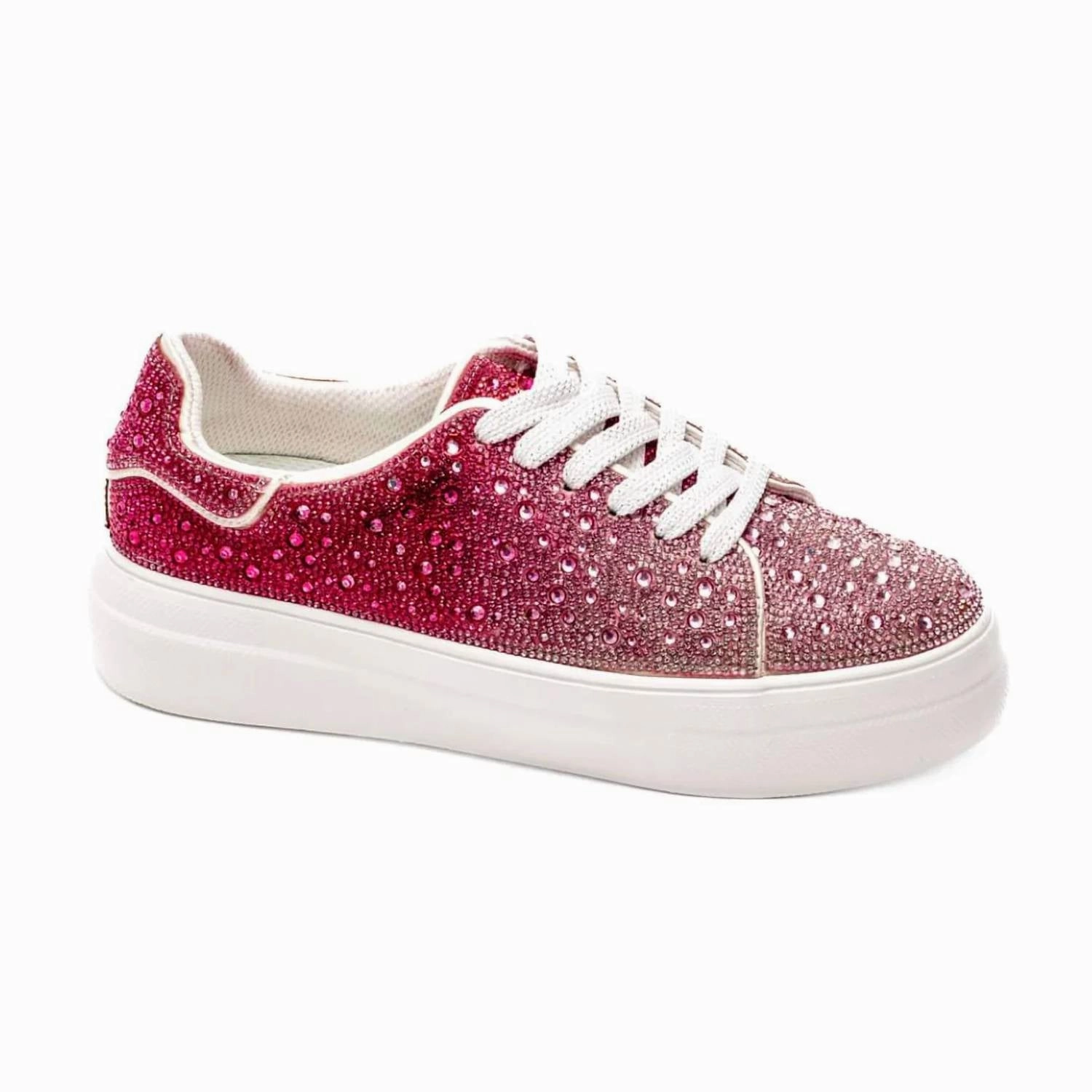 Torsion Control Tech Women's Bedazzle Ombre Sneakers In Pink