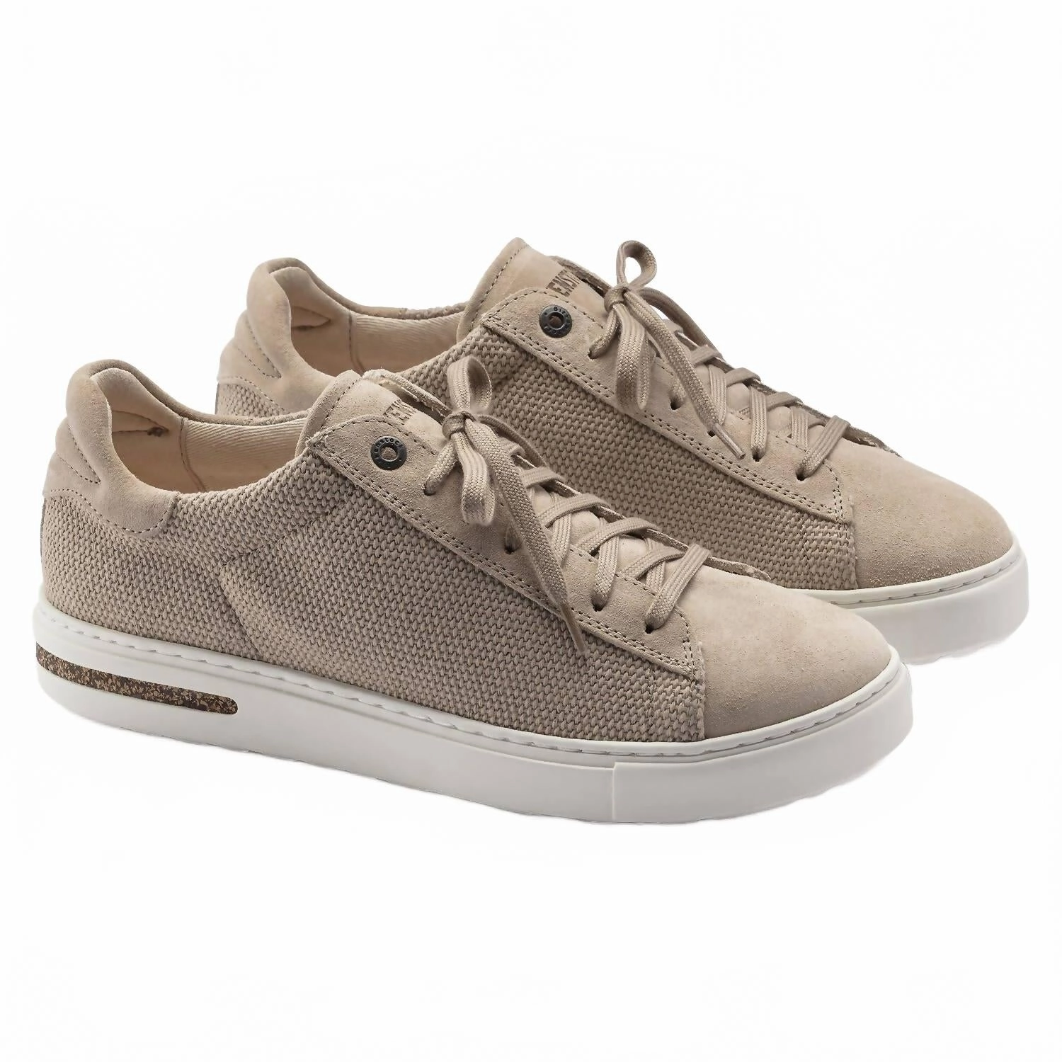 lightweight foam Women's Bend Low Canvas Suede Sneaker In Sandcastle