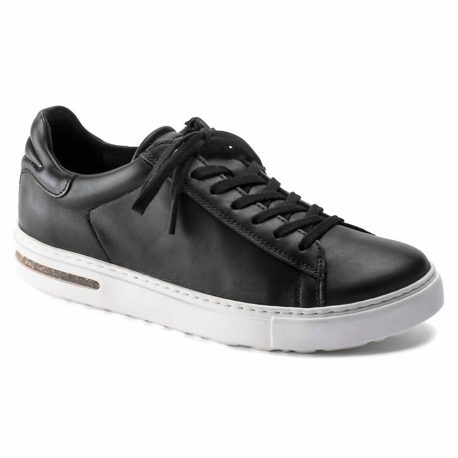 Women's Bend Low Leather Sneakers In Black Anti   Slip Feature All-Purpose Wear
