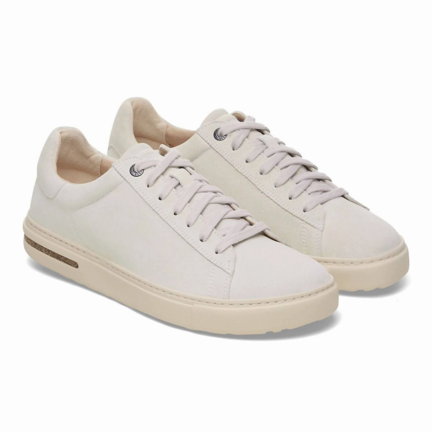 Performance Walk Women's Bend Suede Leather Sneaker In Antique White