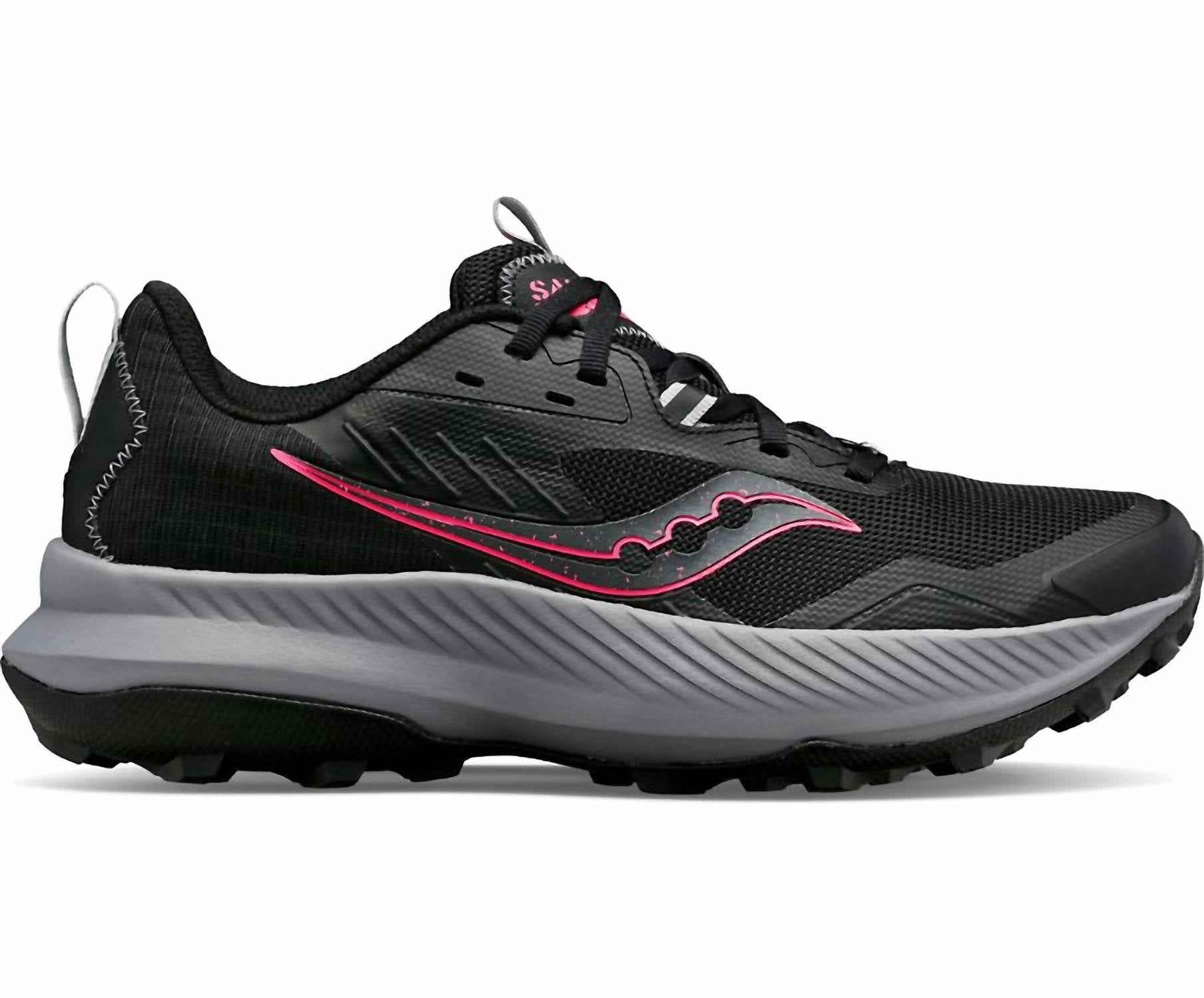 Comfort Footwear Women's Blaze Tr Trail Running Sneakers In Black/vizipink