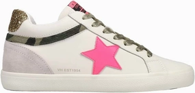 easy move Airflow Enhanced Tongue Women's Bounce Camo Glitter Sneakers In White