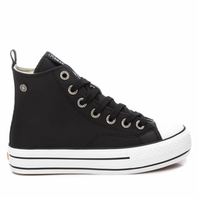 Speed Step No Friction Women's Casual High Top Sneakers In Black
