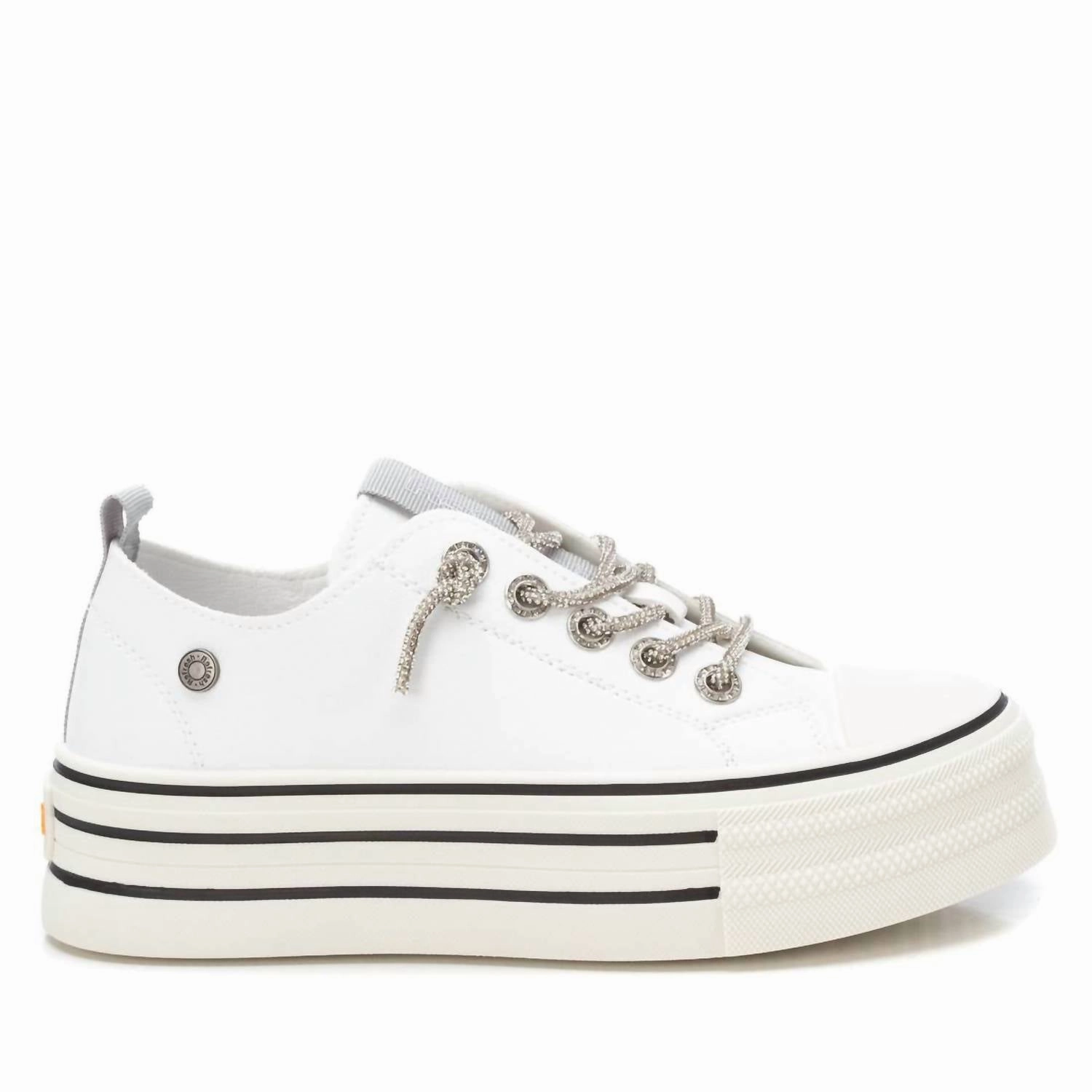 Women's Casual Platform Sneakers In White Trending Style