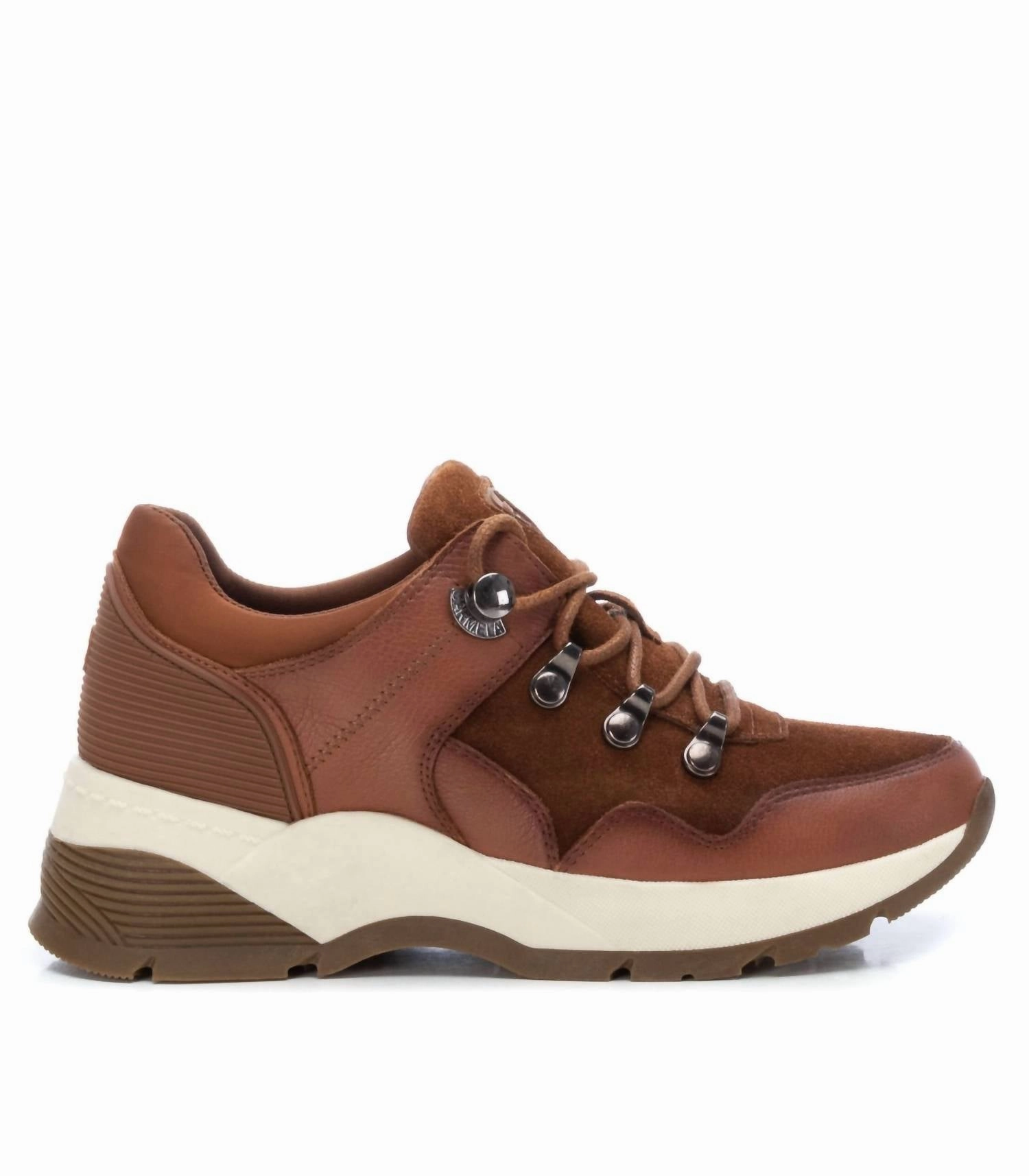 Non Toxic Fabric Women's Casual Sneakers In Camel