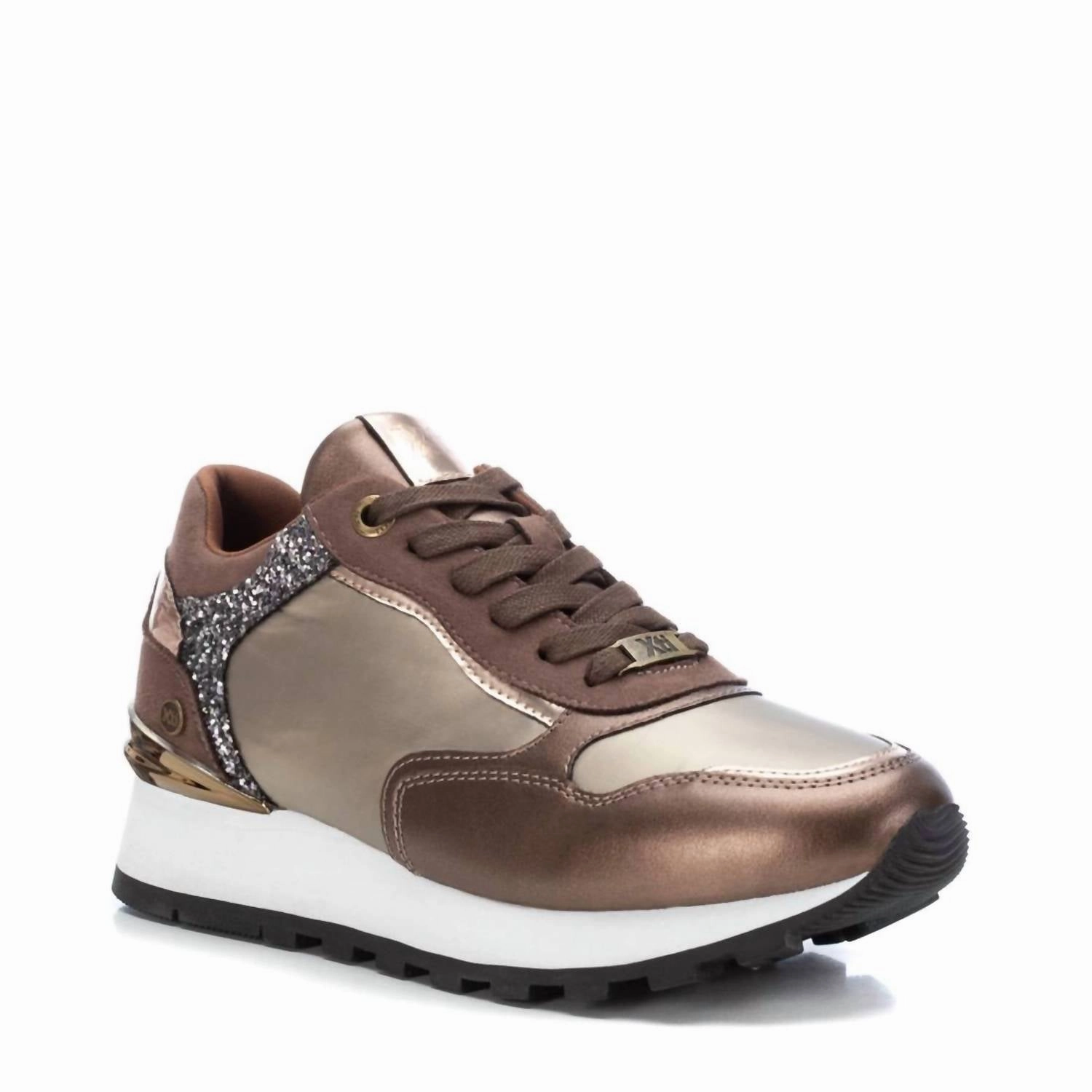 Quick Dry Fabric Responsive Feel Women's Casual Sneakers In Rust/copper