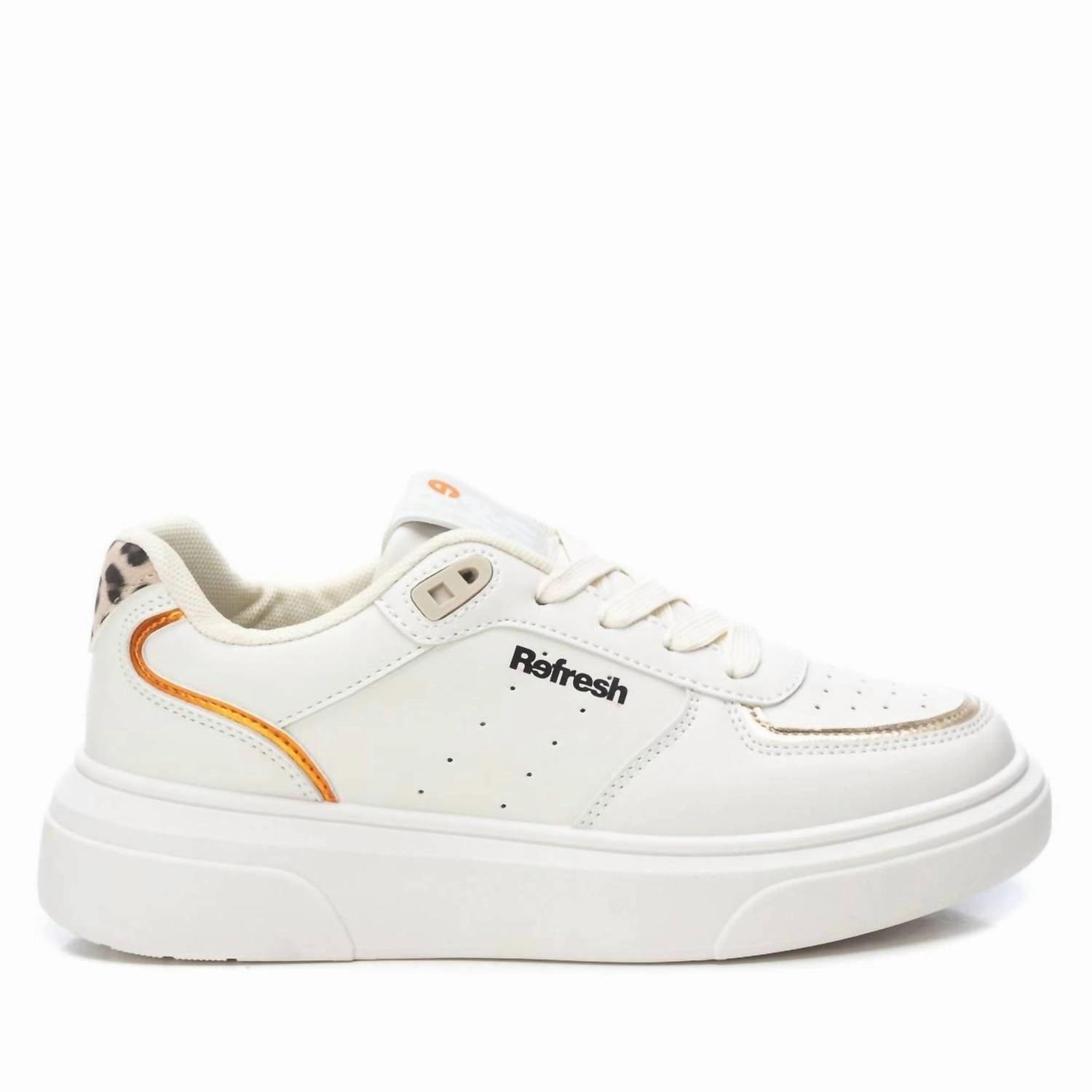 Women's Casual Sneakers In White Ankle Cushioning