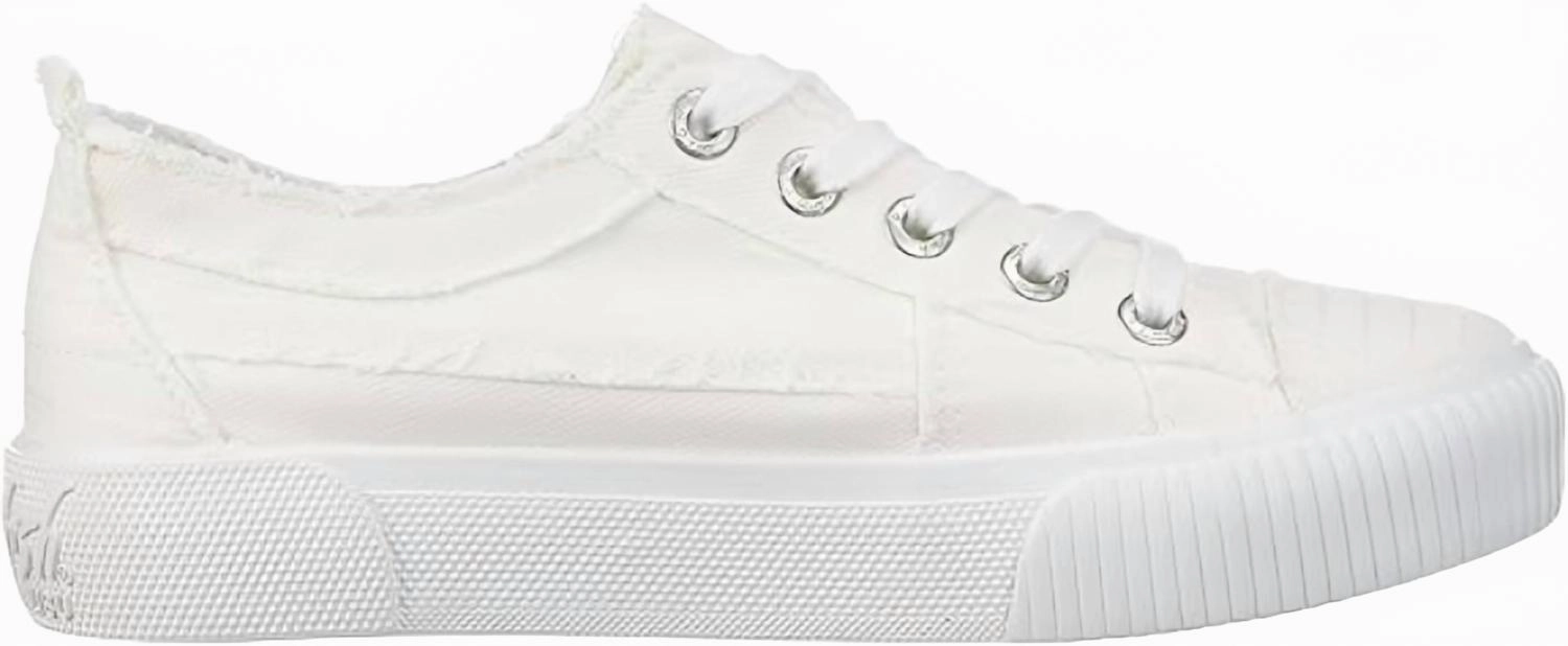 Women's Clay Sneaker In White Smoked Impact Diffusion System Comfort Lining