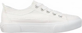 Women's Clay Sneaker In White Smoked Vegan Leather Construction All-day shock absorption