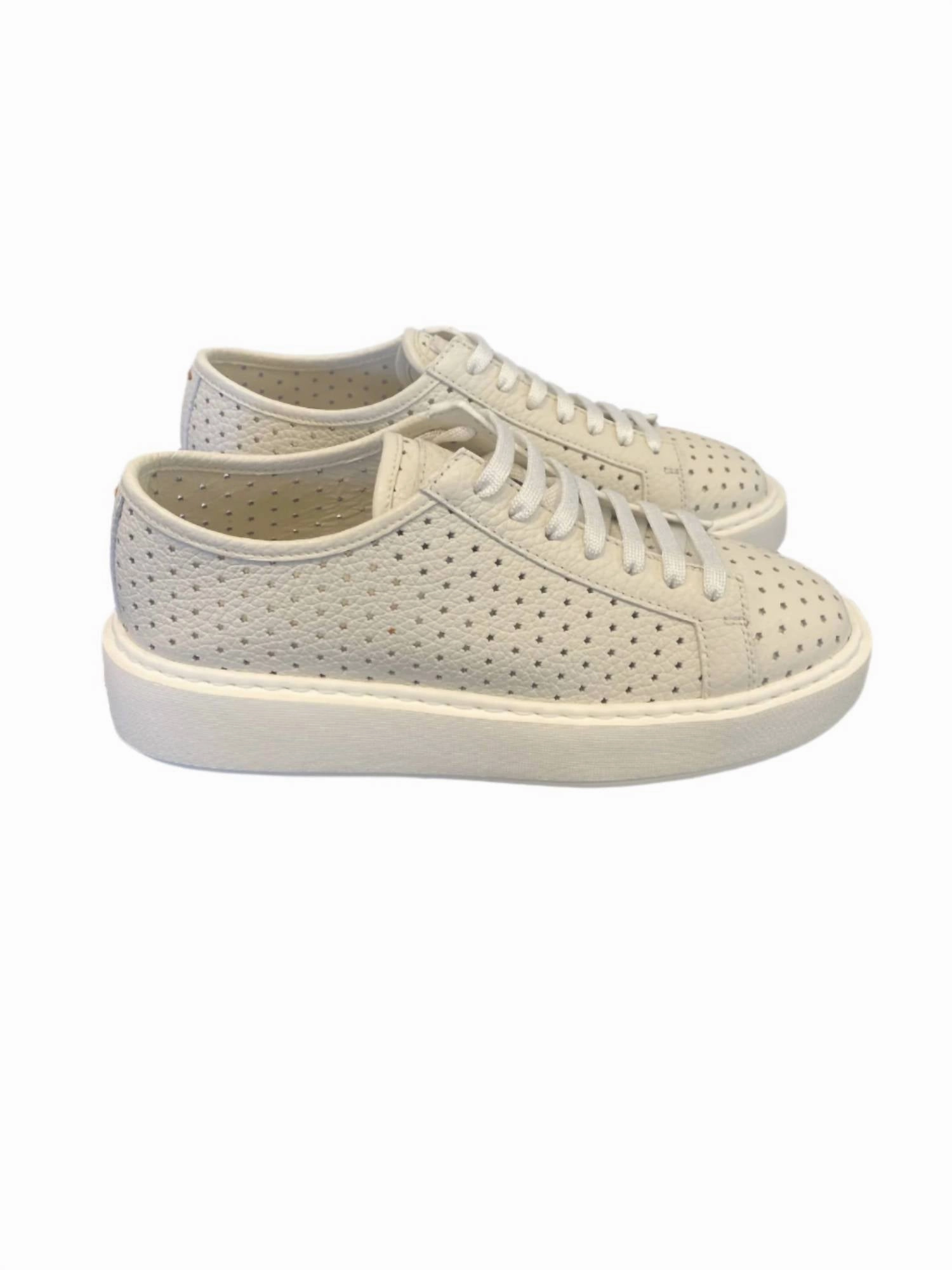 Women's Cleanic 2 Donna Sneaker In Soft White Shock Touch Durable Binding