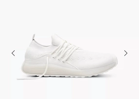 Women's Cloud Trainer Workout Shoes In White Breathable piece Walking