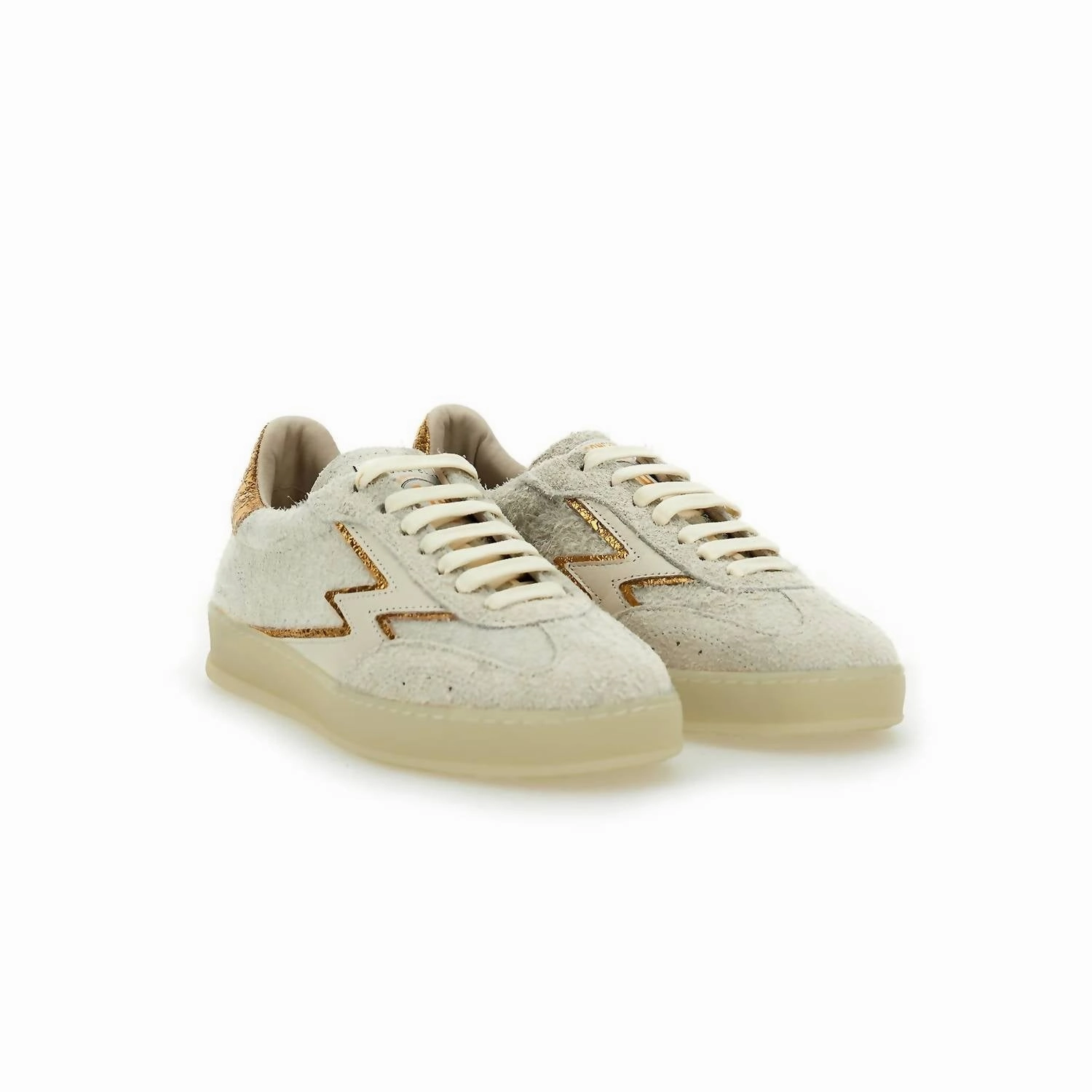 Women's Club Sneaker In White Gold Base Comfort