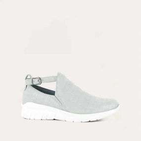 Women's Cosmic Sneakers In Gray Linen Jumping Support Boosted fit