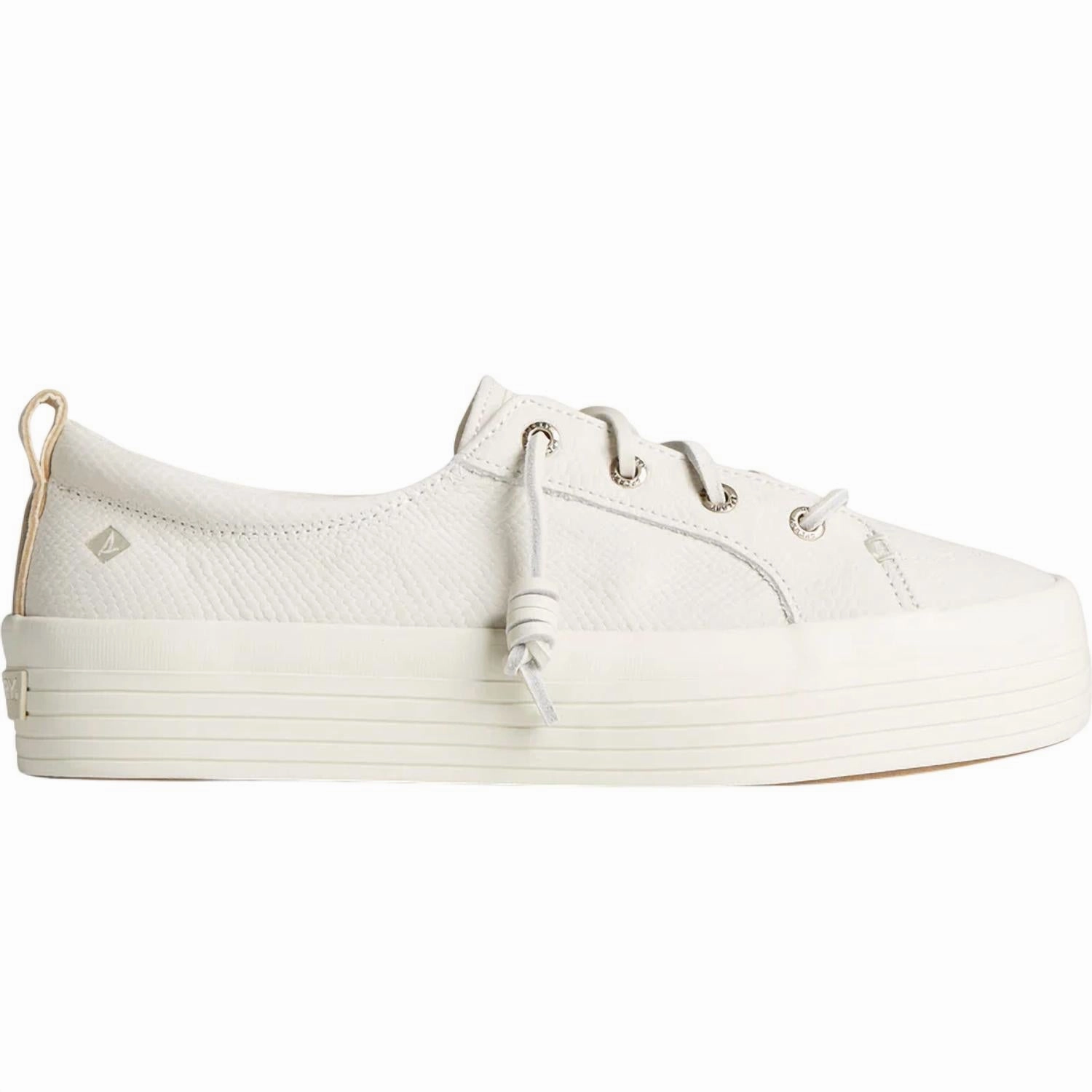 Women's Crest Vibe Platform Sneaker In Snake White Sport Aesthetic