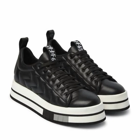 Women's Donna Sneaker In Black Comfortable Touch No-Slip Grip