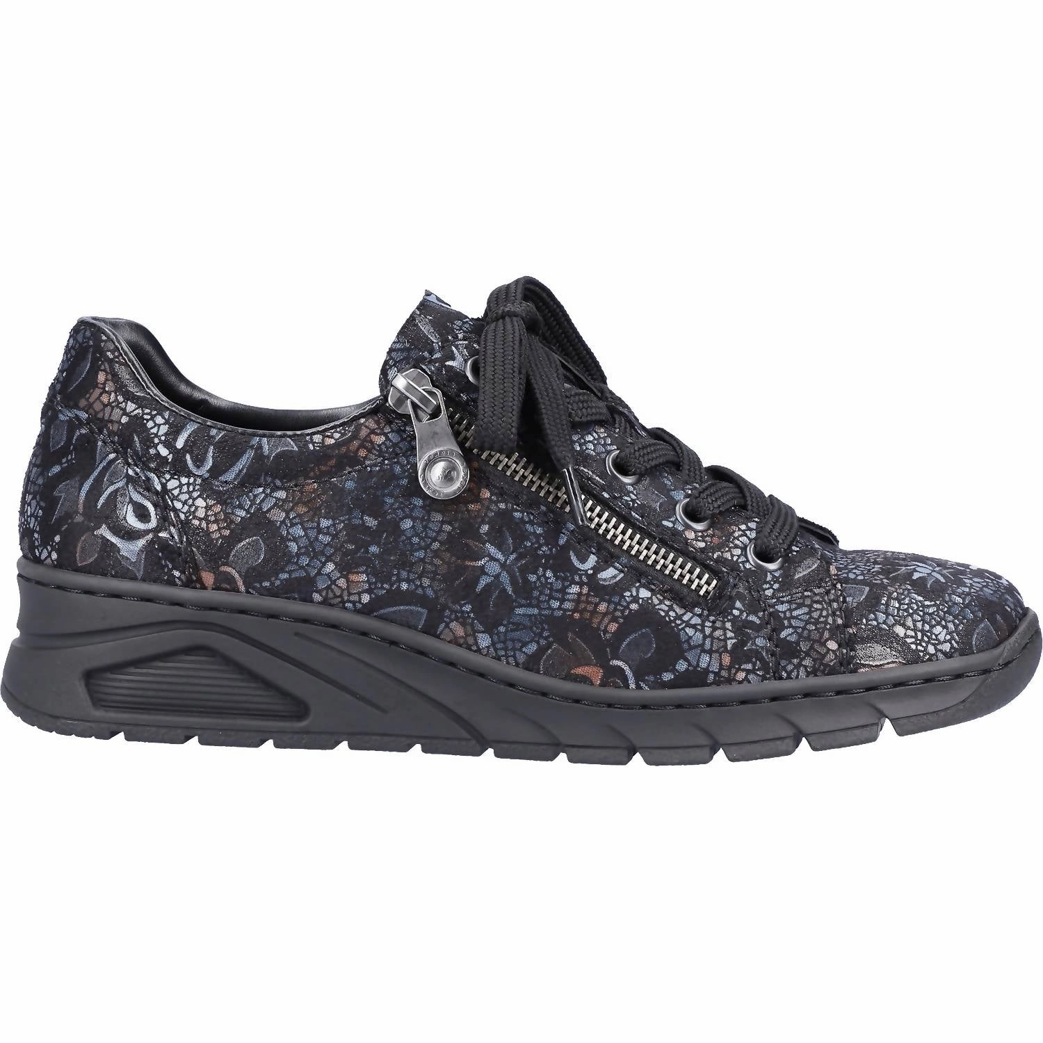 Women's Doris 02 Casual Sneakers In Rose Black Synthetic Carbon Fiber Plates Active Routine