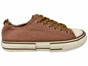 Perforated Ventilation System Low Cut Prostration Women's Driana Sneaker In Rust