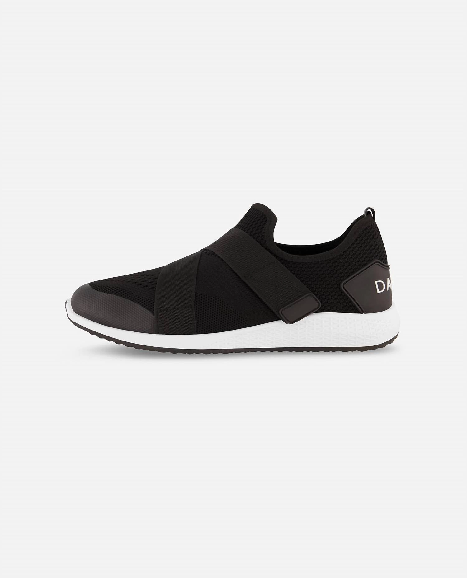Versatile Everyday Design Women's Encourage Strap Sneaker In Black