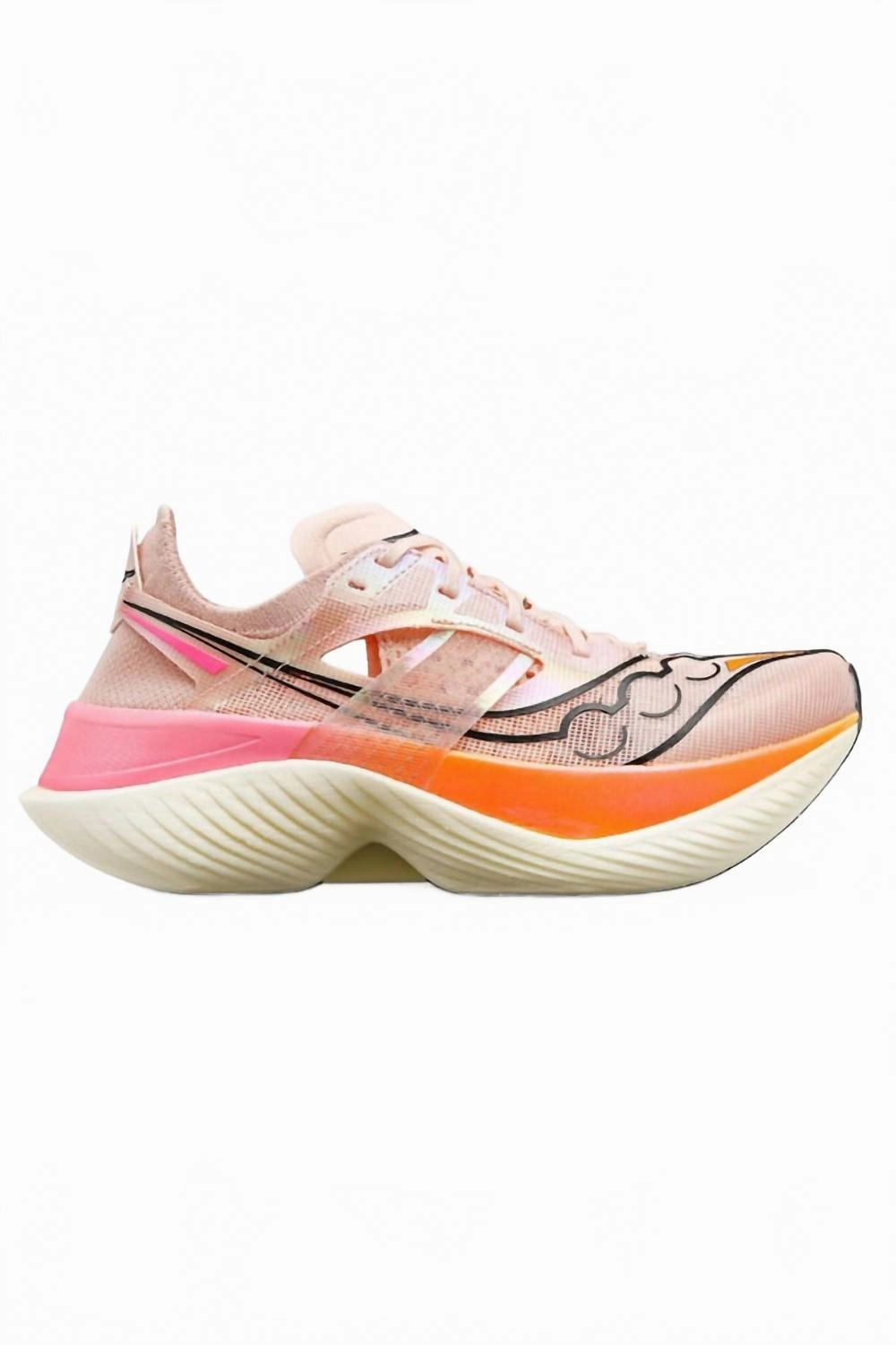 Women's Endorphin Elite Shoes In Light Pink/rose Clair Refined Build Support Foam