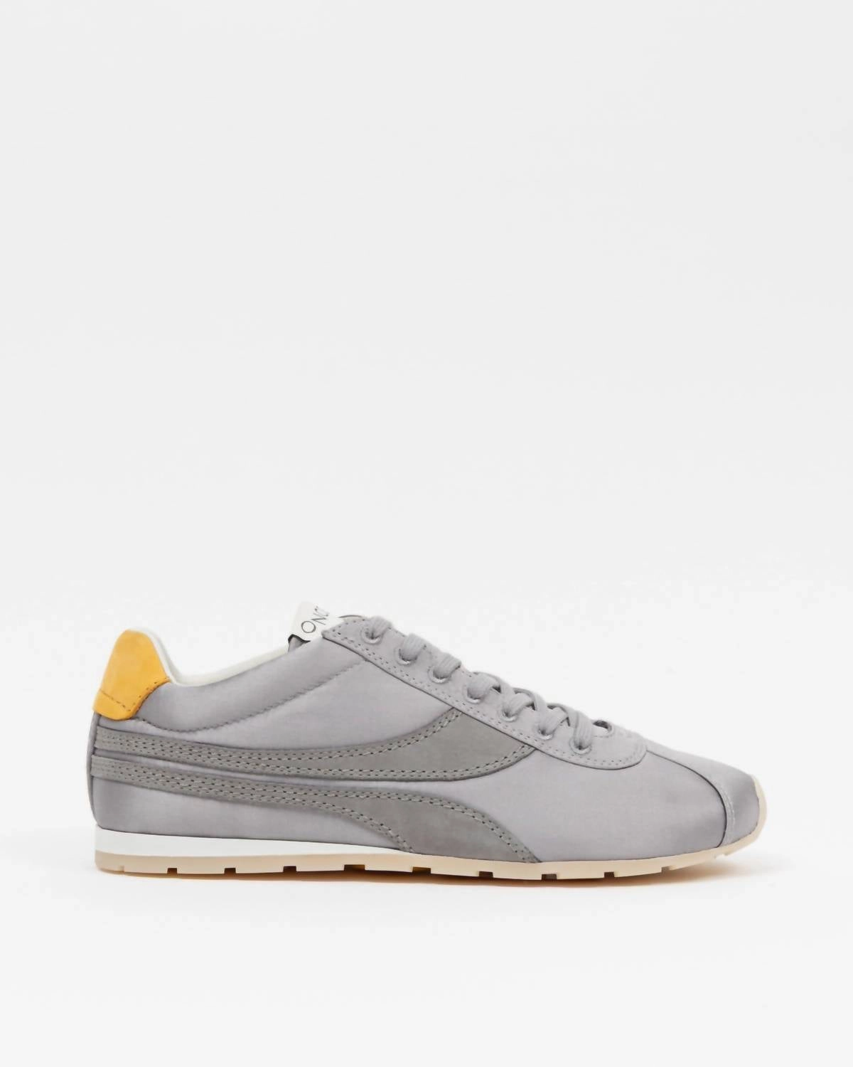 Lace System Soft Chic Women's Essex Sneaker In Silver Grey