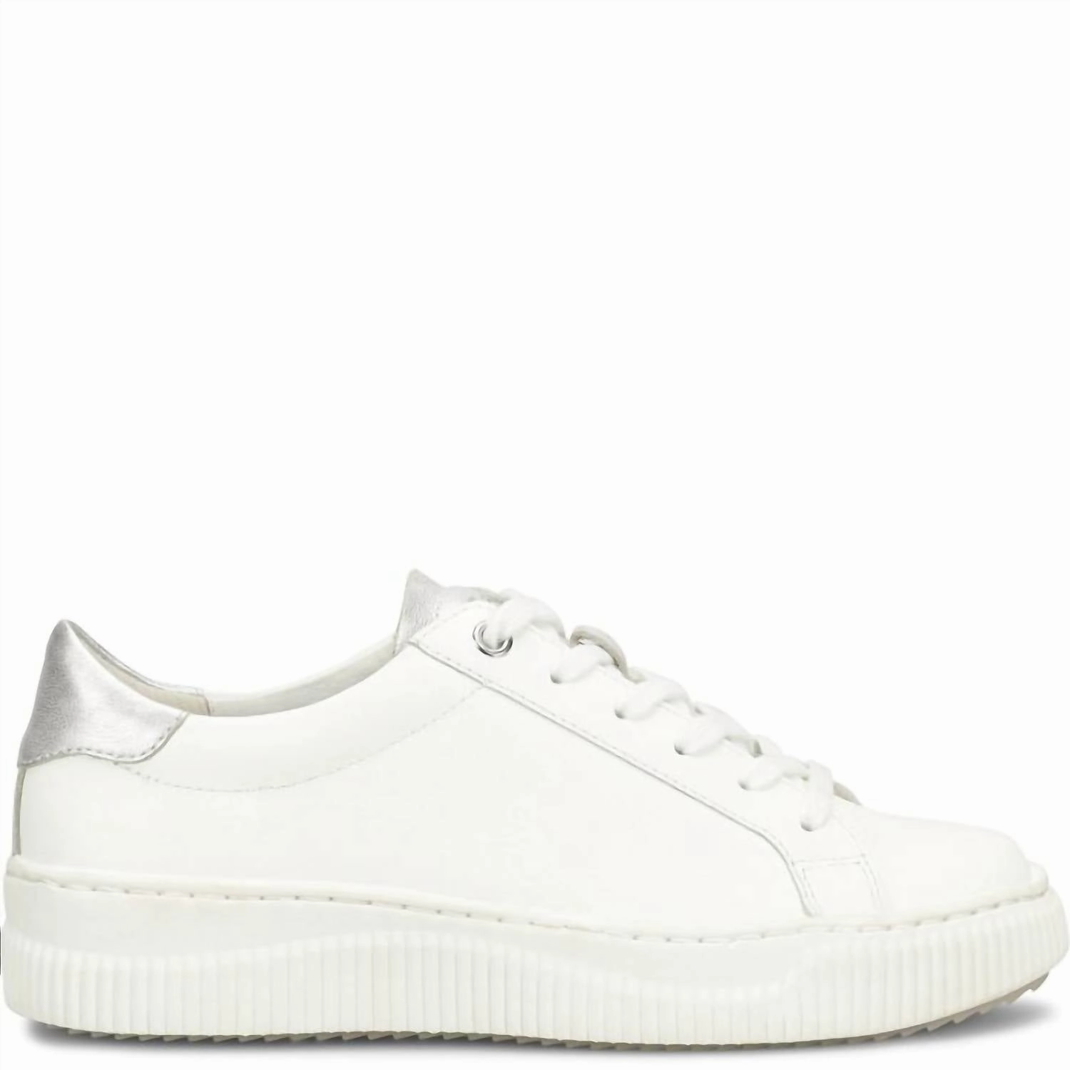 Orthopedic Impact Zones Women's Fianna Sneakers In White/ Silver