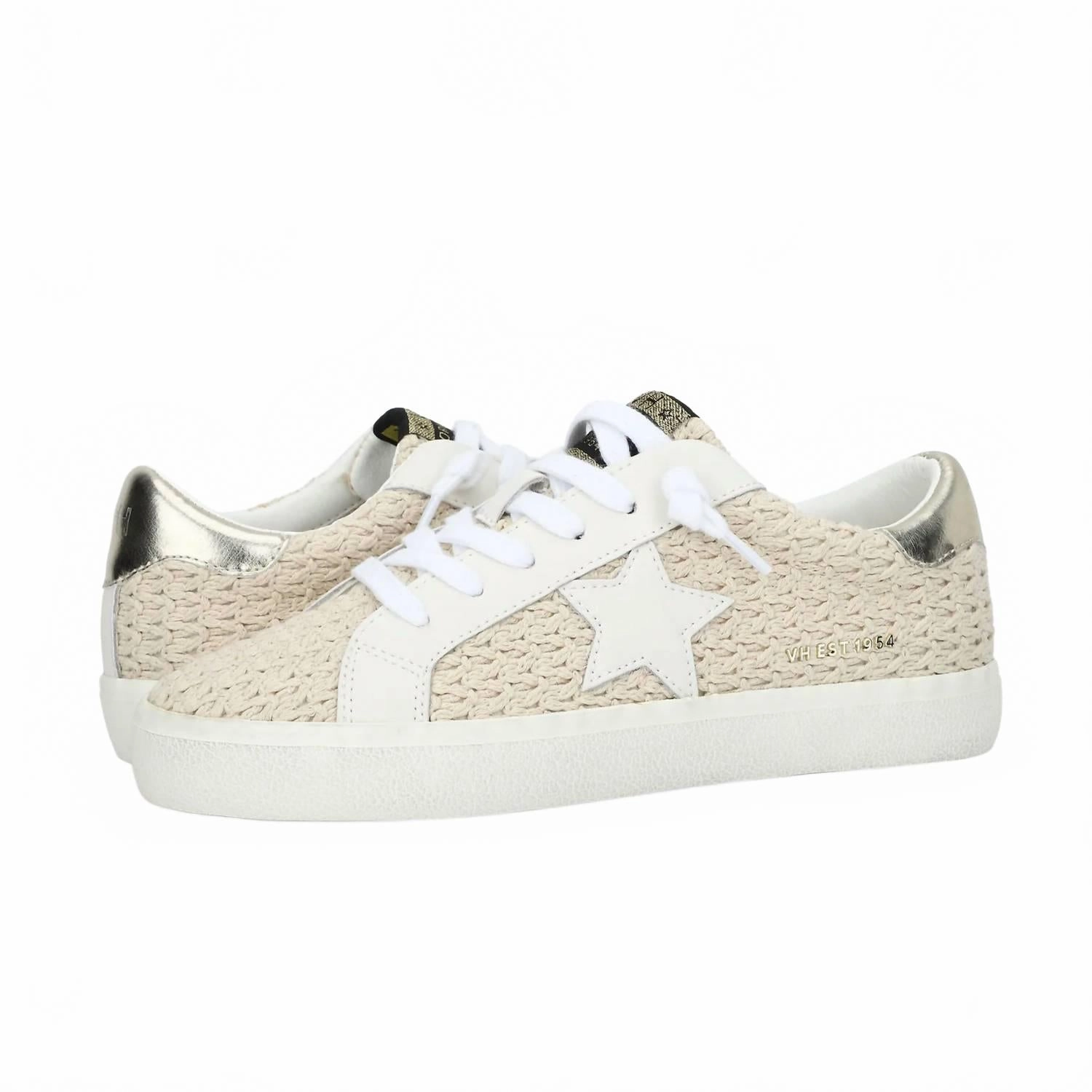 Women's Flair Sneaker In Beige PaddedCollar