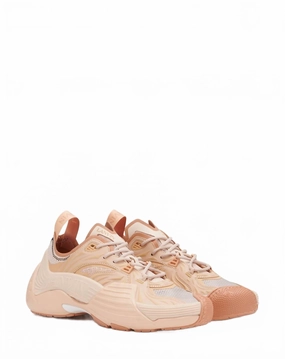 LaceUpDesign Women's Flash X Mesh Low-Top Sneakers In Nude