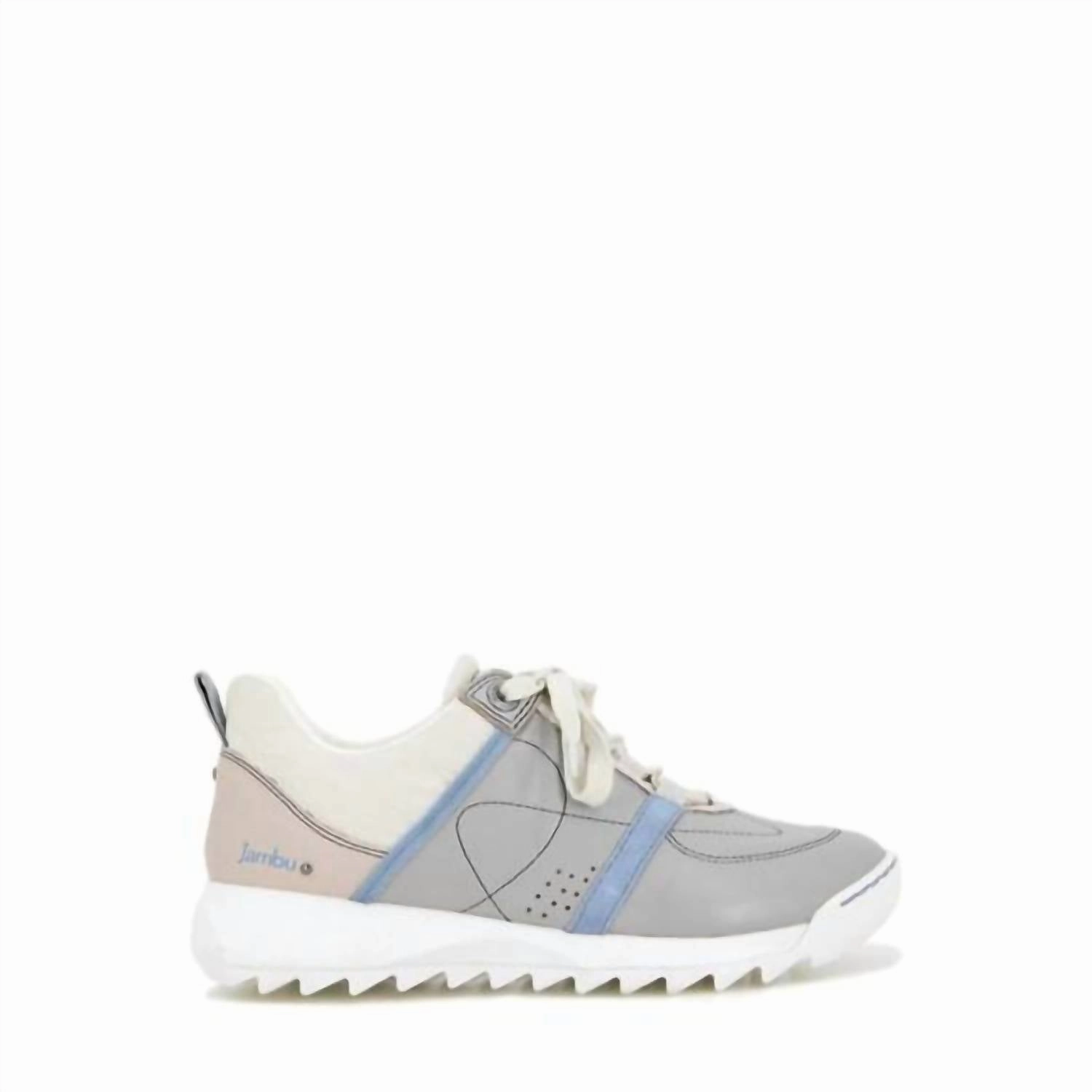 MachineWashable Padded Heel Counter Women's Flo Sneaker In Grey/light Denim