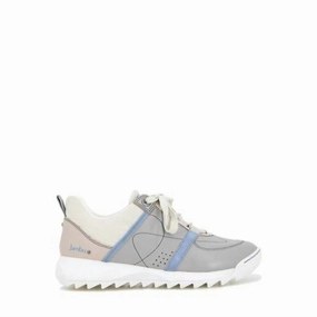 Tidy look Narrow Toe Box Women's Flo Sneaker In Grey/light Denim