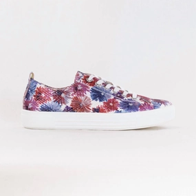 Women's Flowered Sneakers In Multi Mesh Lining Rush Hour