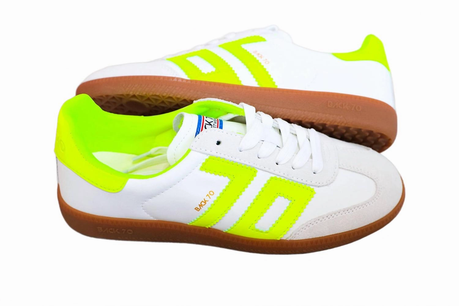 Energy Return EVA Foam Canvas Upper Women's Fluorescent Cloud 2505 Sneakers In Yellow