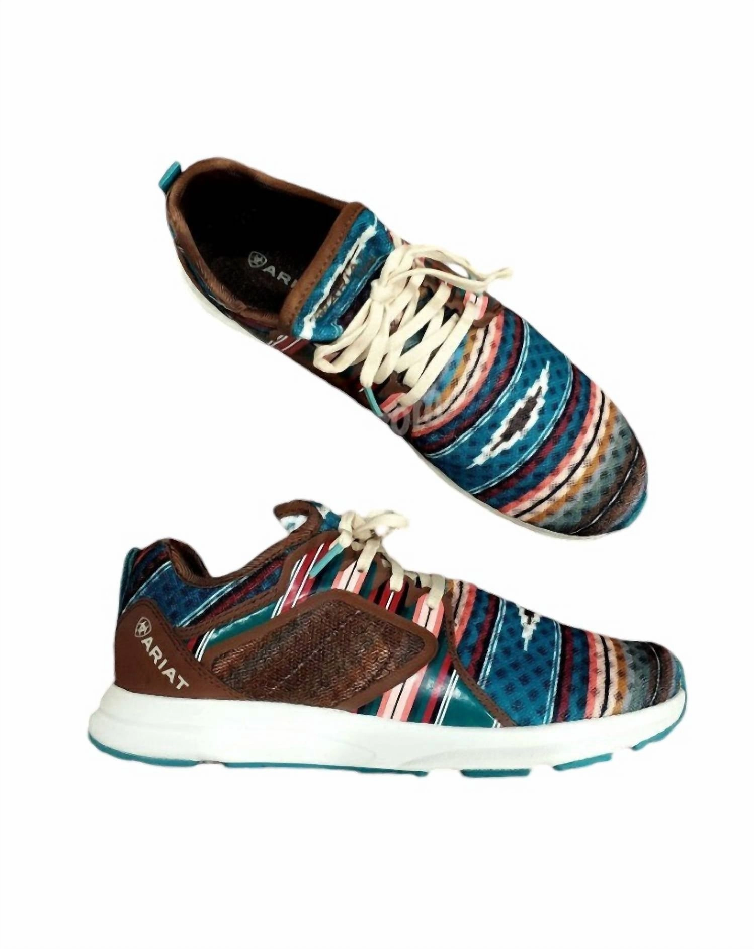 Women's Fuse Athletic Shoes In Turquoise Motion Control Feature Weightless Running Tech