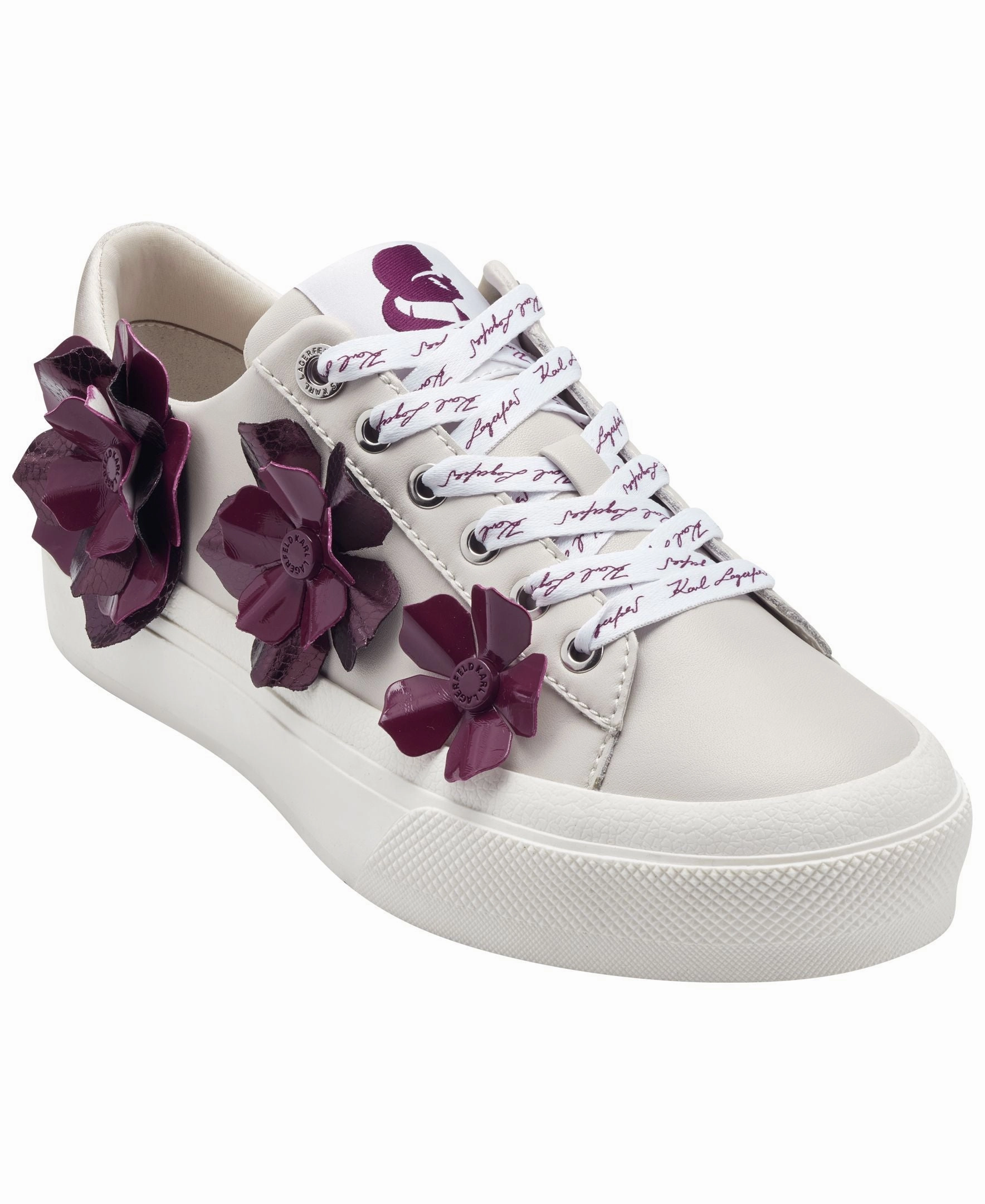 Women's Georgia Lace-Up  Sneaker Reinforced Sides Responsive Movement