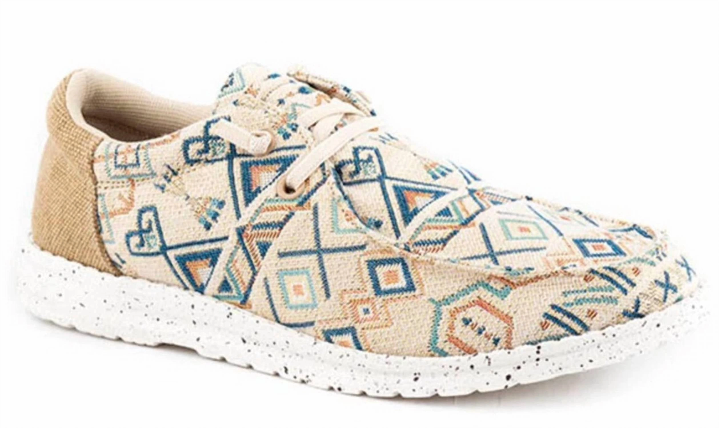 Style Comfort Layered silhouette Women's Hang Loose Casual Shoe In Tan/multi