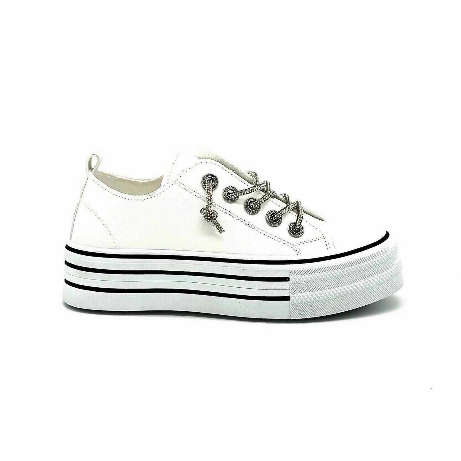 Pressure Dispersion Insole Women's Harley Slip On Sneaker In White