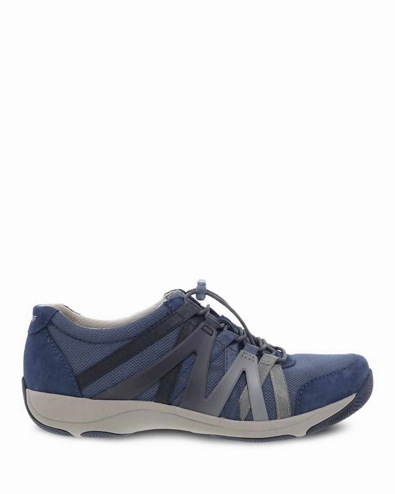 Customizable Fit Mechanism Reinforced toe box Women's Henriette Athletic Sneakers In Navy