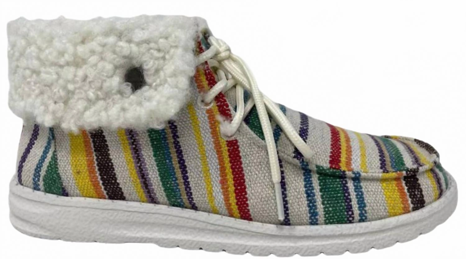 Women's High Top Shoe In Multi Ultra Light Frame Comfortable Arch