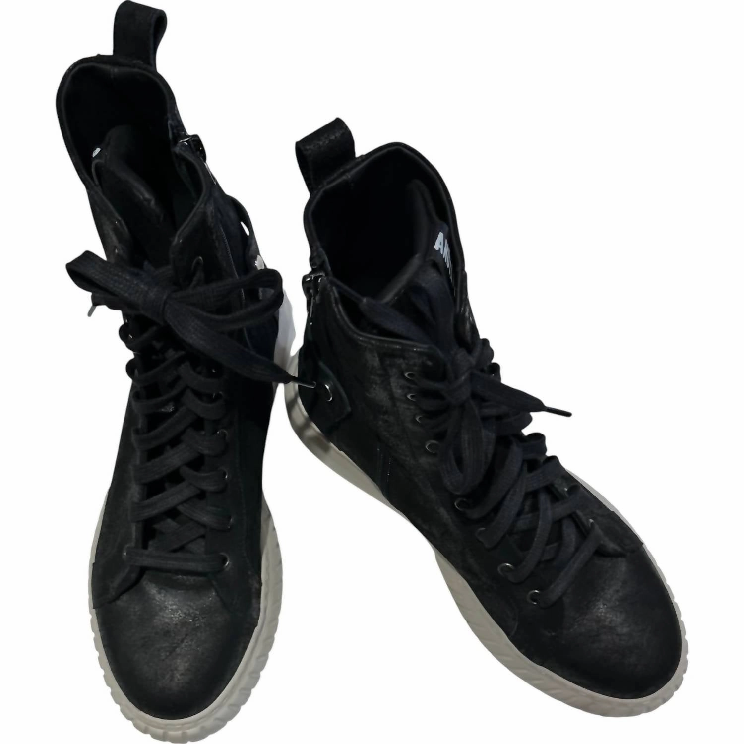 FlexibleSole Women's High Top Sneakers In Black