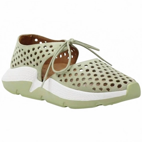 Textured Outsole Women's Himar Kid Suede Sneaker In Sage