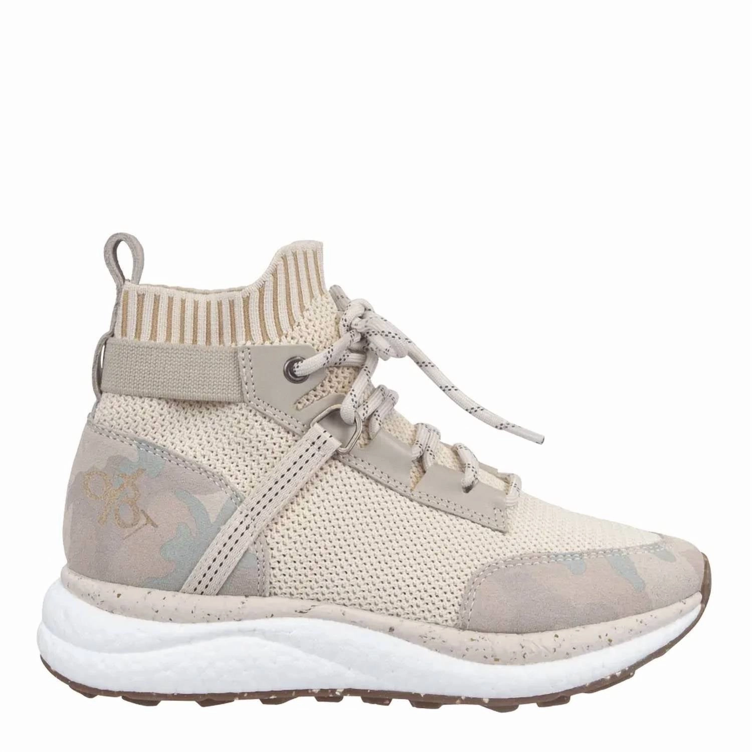 Women's Hybrid Sneakers In Bone Camo Neutral Tone Options