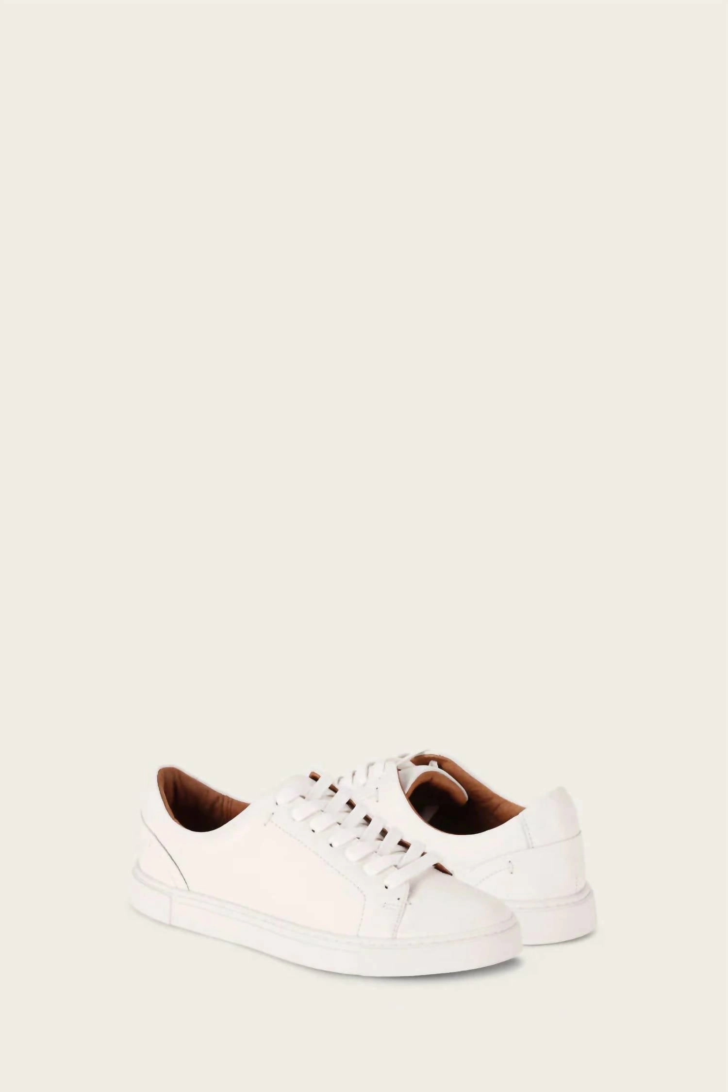 Women??S Ivy Low Lace Sneakers In White Fit Freedom Comfortable Fitment