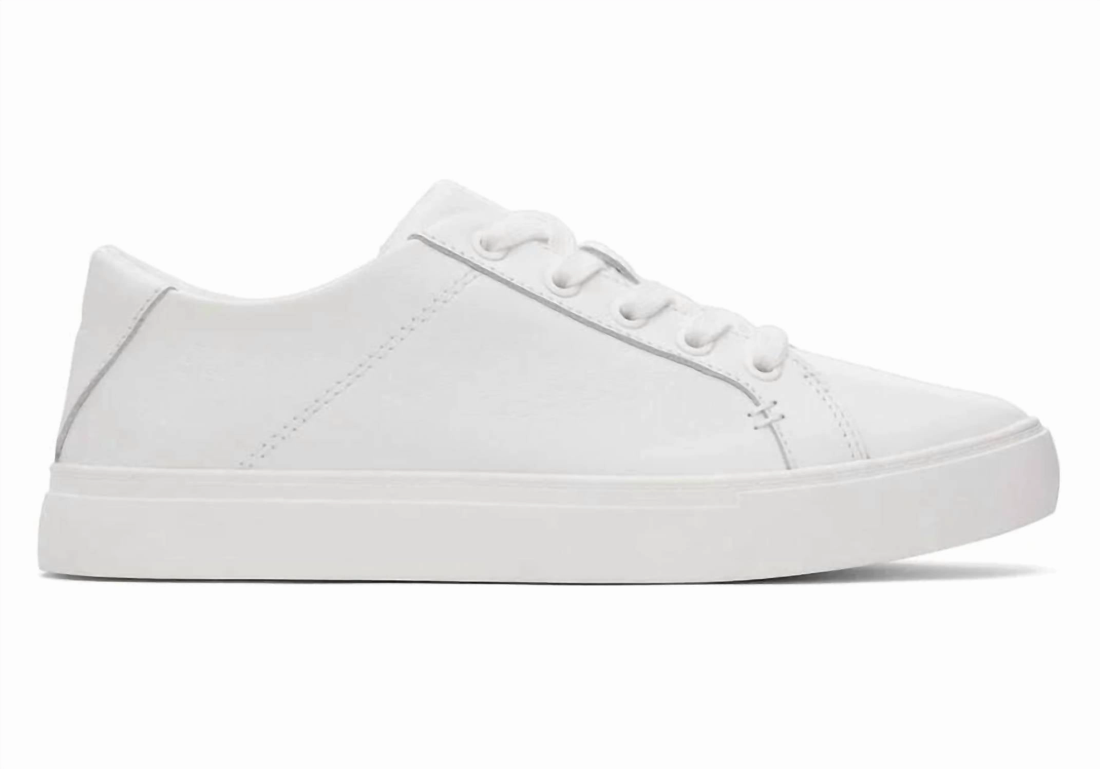 ZipUpClosure breathable insole Women's Kameron Lace Up Sneaker In White