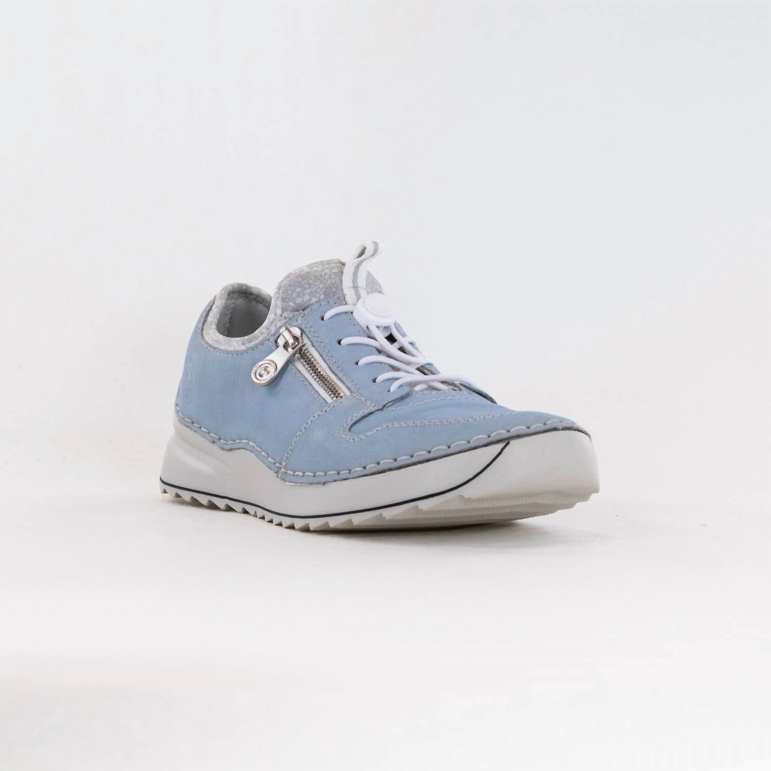 Reinforced Flat Comfort Women's Lace-Up Sneaker In Blue