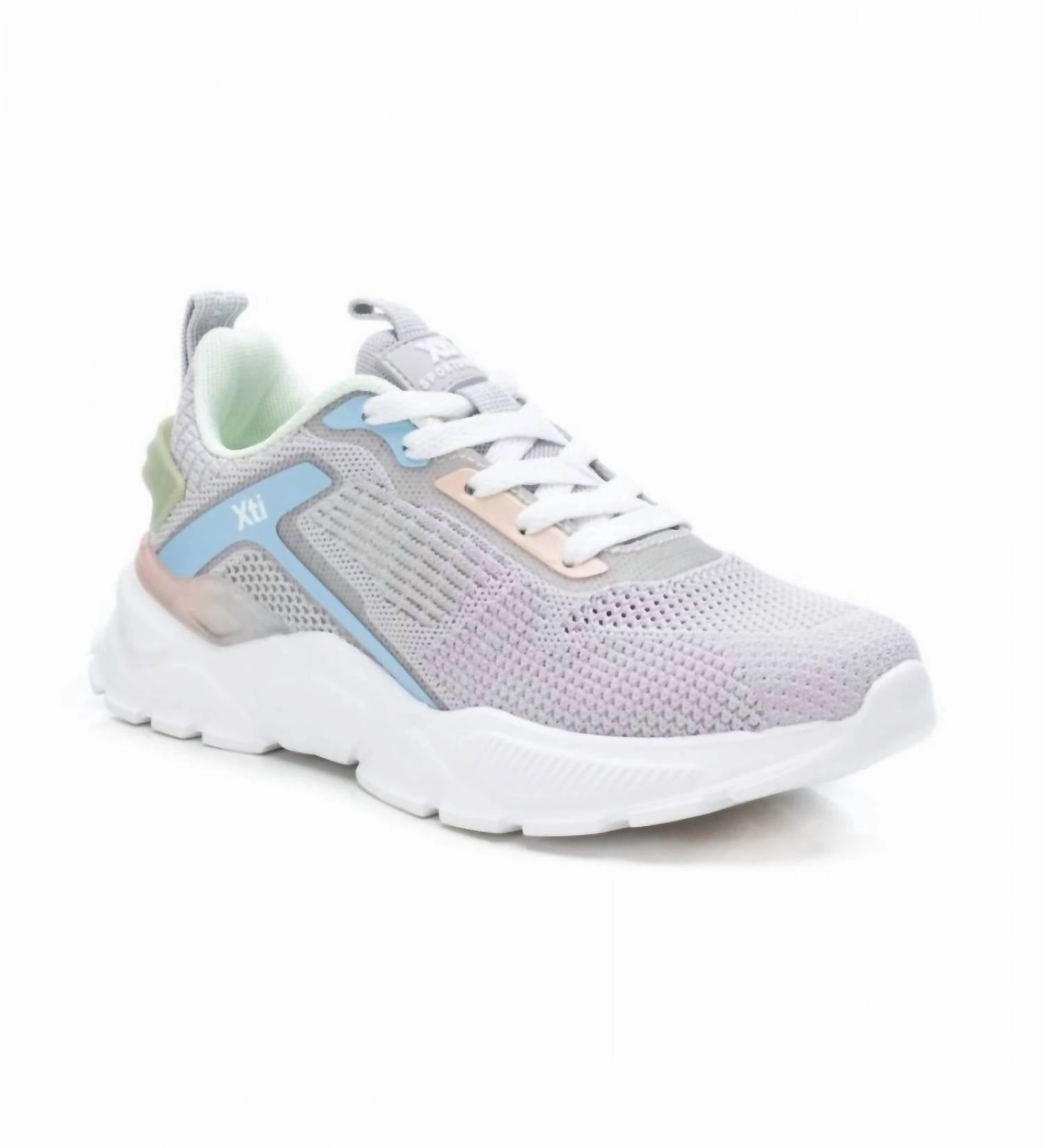 Midfoot Lock Adaptive Look Women's Lace-Up Sneakers In Grey