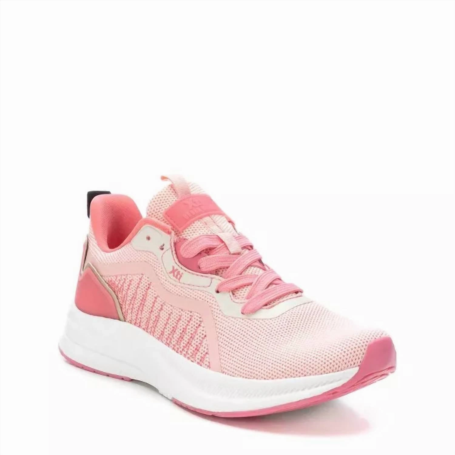 Hydrophobic Fabric Treatment Women's Lace-Up Sneakers In Light/pastel Pink