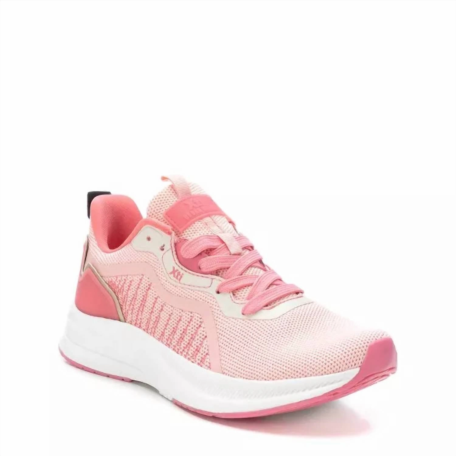 Women's Lace-Up Sneakers In Light/pastel Pink Core Comfort Impact Diffusing Insoles