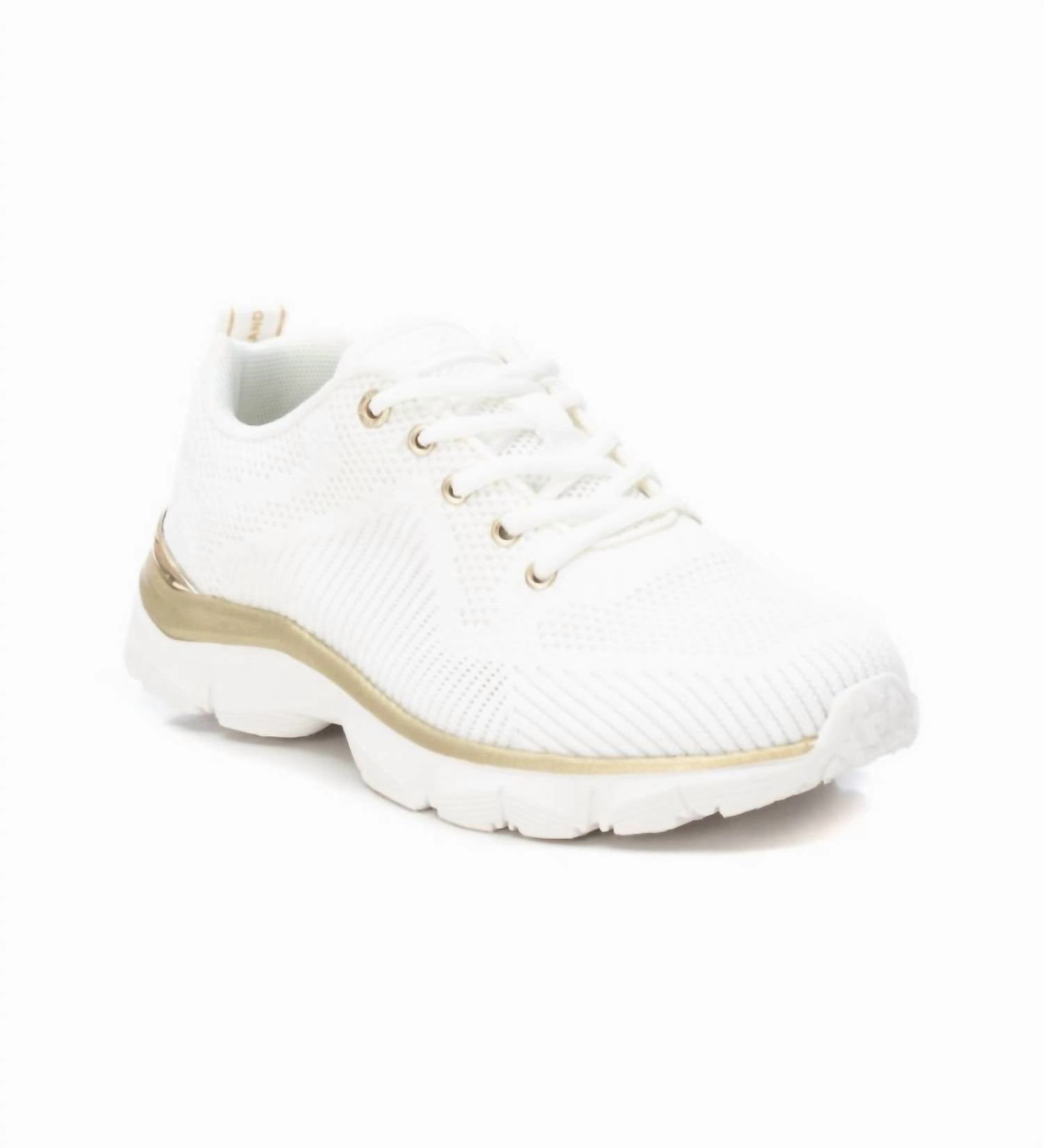 Women's Lace-Up Sneakers In White Ultra Light Foam Long Time Wear